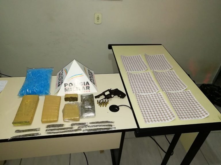 Polícia prende suspeito por tráfico de drogas em Nanuque.