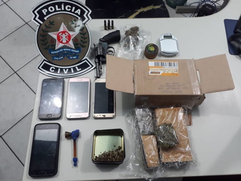 Polícia Civil de Nanuque prende dois suspeitos de tráfico de drogas após denúncia anônima.